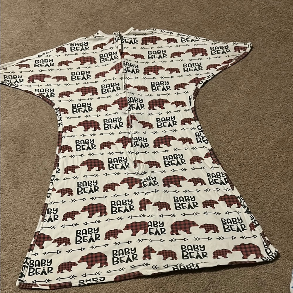 Baby Bear Zipadee Zip - Cream and Brown